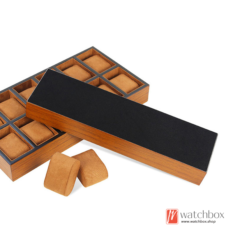 Solid Wood Watch Jewelry Shop Case Storage Display Tray