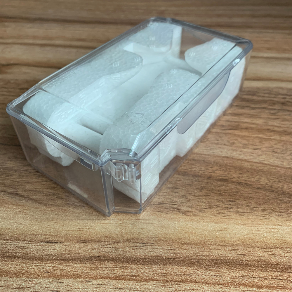 Transparent Plastic Coffin Case Watch Storage Travel Box