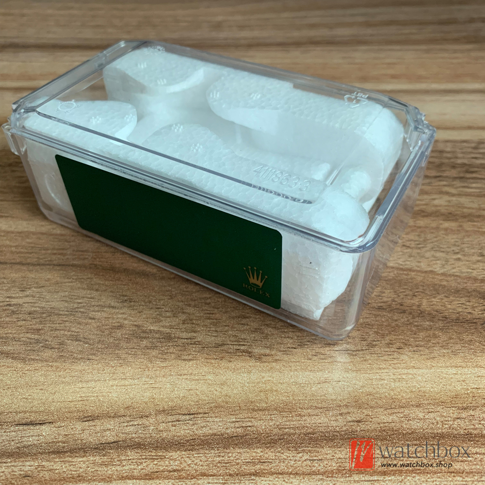Transparent Plastic Coffin Case Watch Storage Travel Box