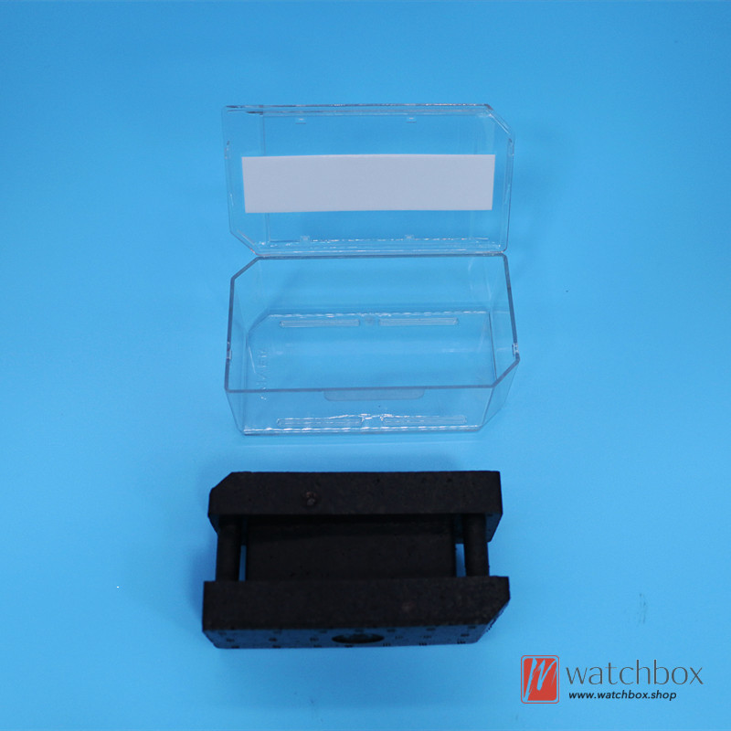 New Version Portable General Green Water Ghost Submariner Daytona PET Transparent Plastic Coffin Watch Case Storage Travel Transportation Display Box
