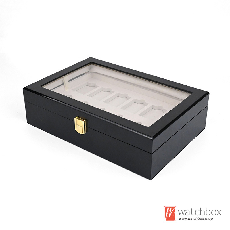 24 Grids Double Layer Wooden Cigarette Lighter Case Organizer Storage Display Box Collection Gift Box