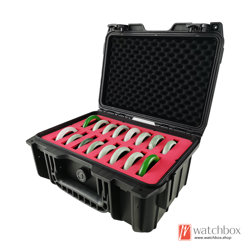 Portable Plastic Bracelet Jewelry Case Storage Box Travel Outdoor Waterproof Shockproof Protection Suitcase Box