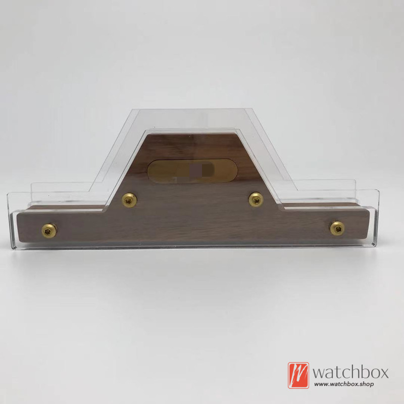 Lighter Case Collection Storage Display Walnut Solid Wood Hex Box