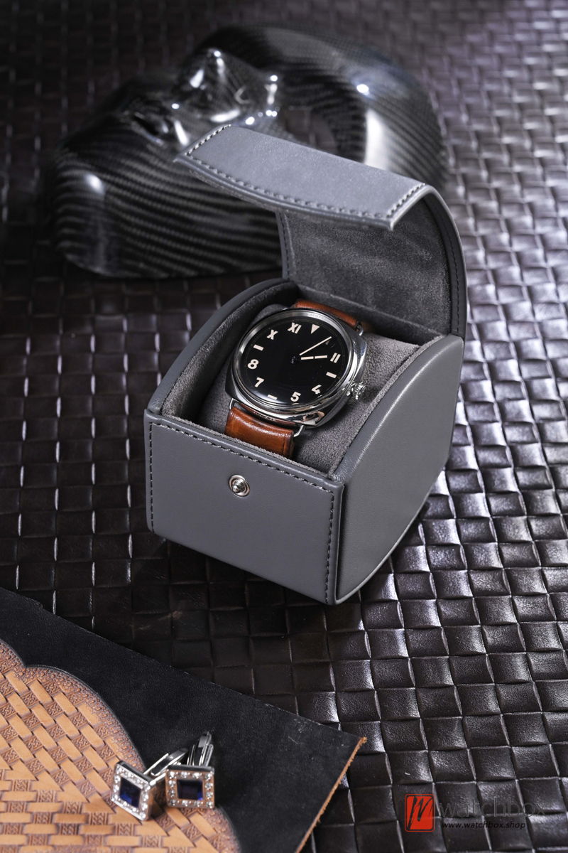 Portable Leather Watch Case Organizer Storage Travel Box