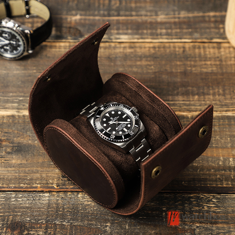 San Martin Watch Box High-quality Leather Portable Simple Vintage Small  Travel Storage Boxes Watch Accessories For Gift - AliExpress