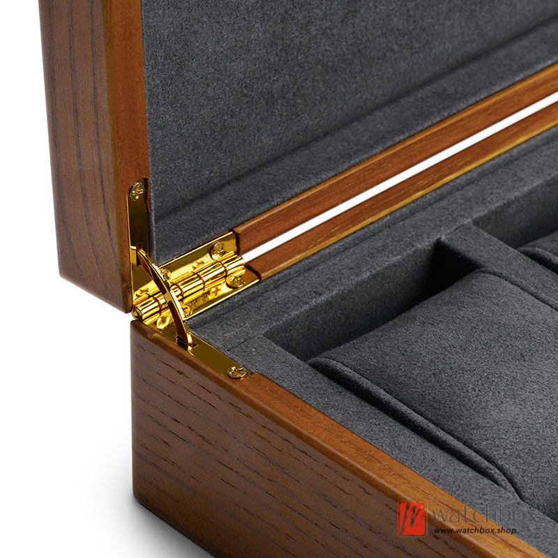 12 Grids Solid Wood Watch Jewelry Case Storage Organizer Box