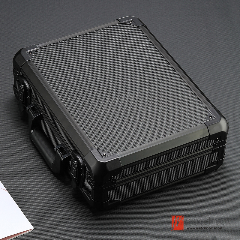 Portable High Strength Aluminum Alloy Protection Shockproof Watch Jewelry Case Organizer Storage Box Suitcase