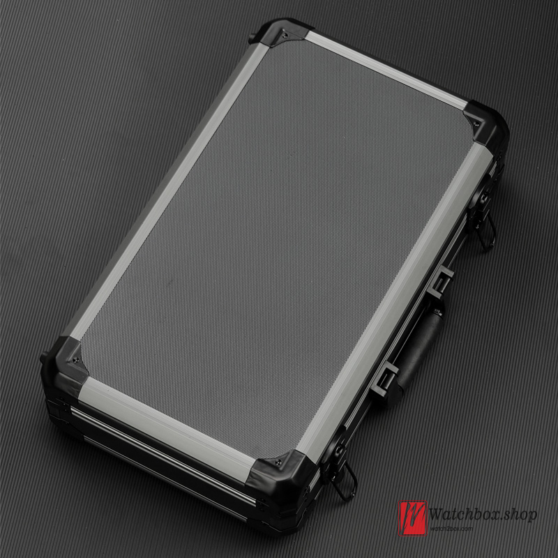 Portable High Strength Aluminum Alloy Protection Shockproof Watch Jewelry Case Organizer Storage Box Suitcase