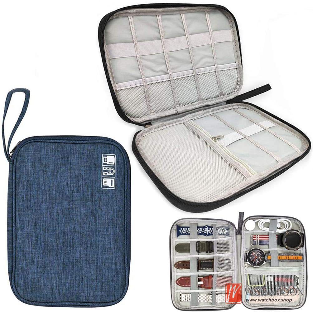 Portable Travel Watch Strap Bands Case Storage Organizer Box Bag