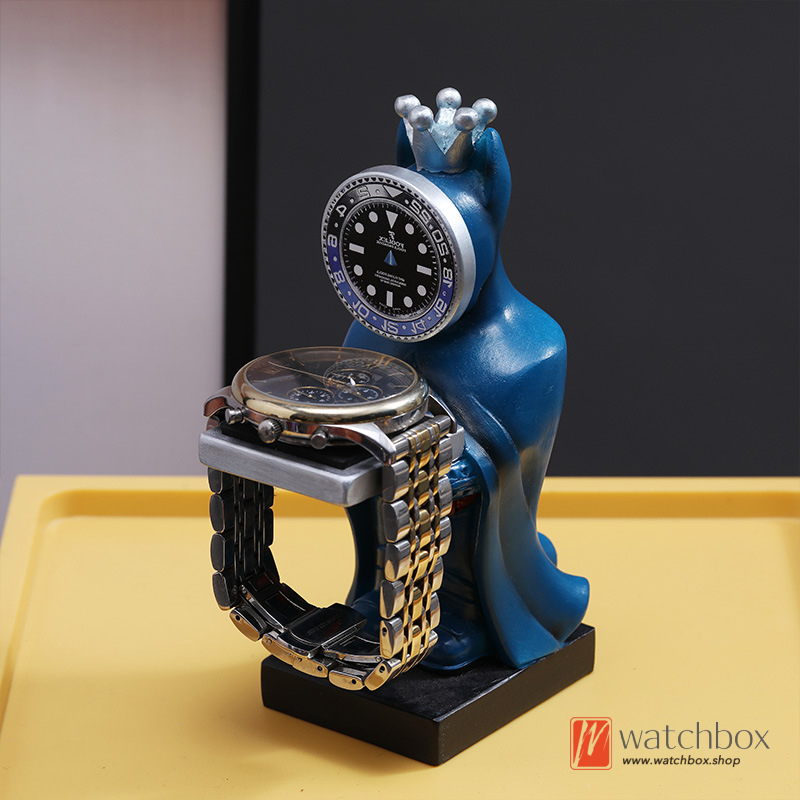 Creative Cartoon Luxury Green Water Ghost Watch Case Storage Display Stand Holder Bracket Gift Desktop Decoration