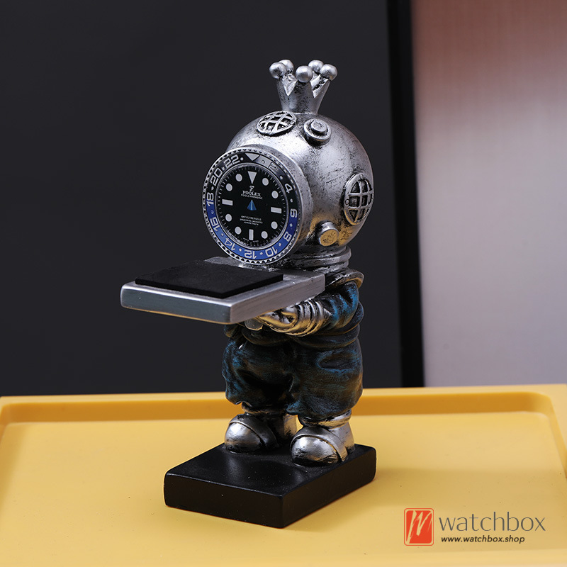 Creative Cartoon Luxury Green Water Ghost Watch Case Storage Display Stand Holder Bracket Gift Desktop Decoration