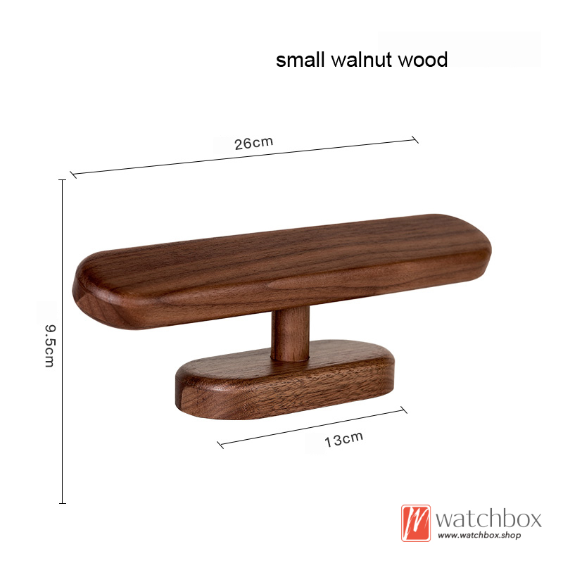Solid Wood Shop Window Counter Luxury Watch Jewelry Necklace Case Watch Display Stand Shelf