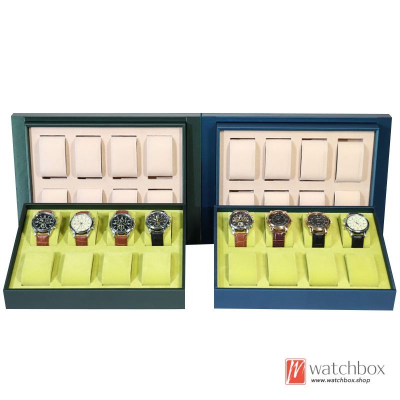 Jewelry Shop Counter Leather Flannel Watch Jewelry Case Storage Display Organizer Tray