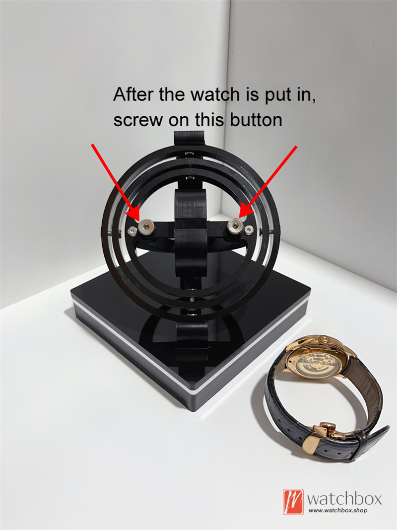 Silent Antimagnetic Automatic Rotate Mechanical Multi-axis Watch Winder Display Shake Rotator